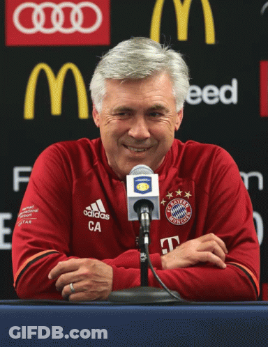 Man In Red Adidas Jacket McDonald's Ad GIF