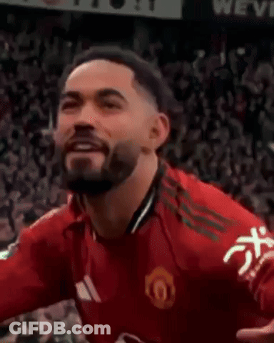 Man In Red Adidas Shirt Laughing And Tongue Out GIF