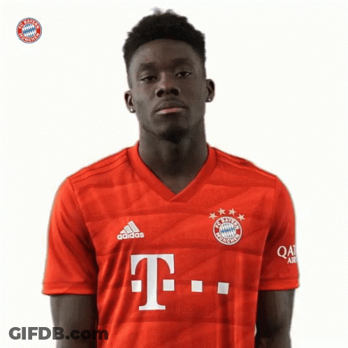 Man In Red Adidas Shirt With Letter T GIF