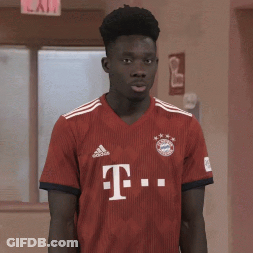 Man In Red Adidas Shirt With White T GIF
