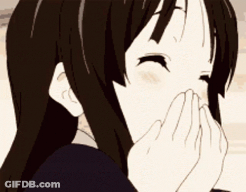 Man In Red And Black Shirt Standing Next To Man In Black Shirt GIF