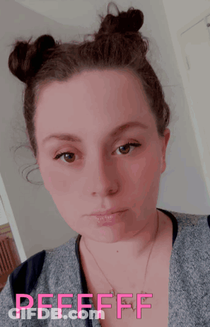 Man In Red And Black Striped Shirt Asking Karolyne If He Is Drunk GIF