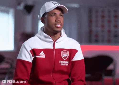 Man In Red And White Adidas Jacket GIF