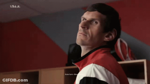 Man In Red And White Jacket Giving Thumbs Up GIF