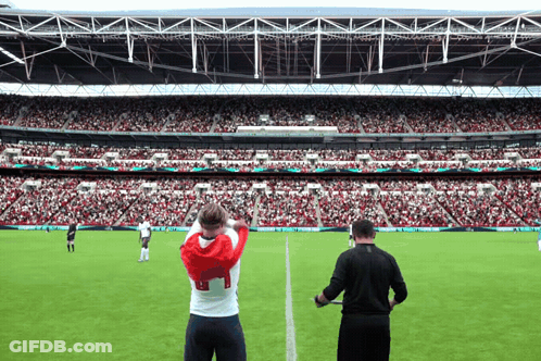 Man In Red And White Jersey Number 1 GIF