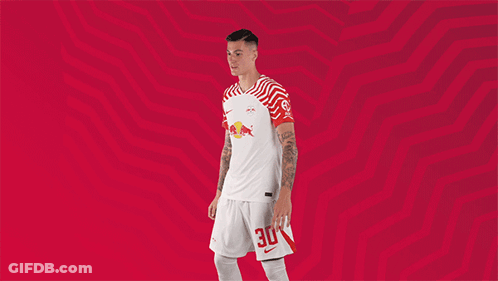 Man In Red And White Jersey Number 30 GIF
