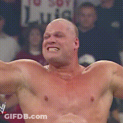 Man In Red And White Jersey Screaming GIF