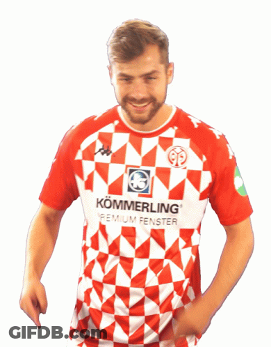 Man In Red And White Shirt Saying Kommerling GIF