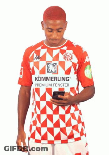 Man In Red And White Shirt Saying Kommerling GIF