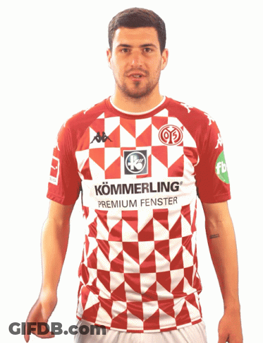 Man In Red And White Shirt Saying Kommerling Premium Fenster GIF
