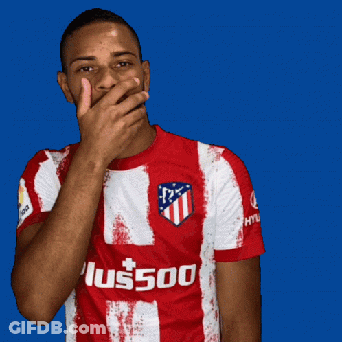 Man In Red And White Shirt Saying Lus500 GIF