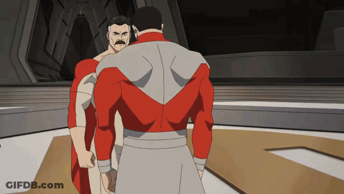 Man In Red And White Suit GIF