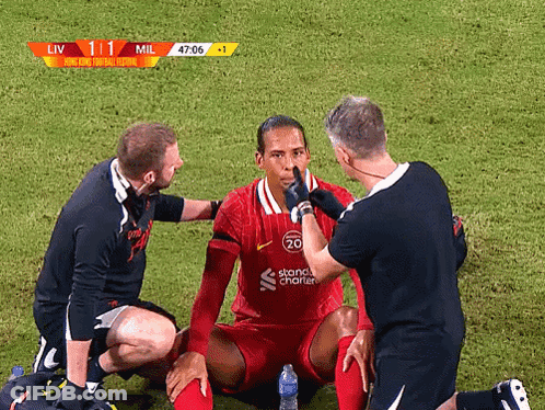 Man In Red And Yellow Jersey Number 2 GIF