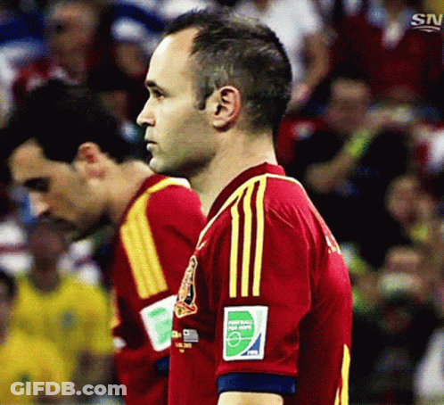 Man In Red And Yellow Jersey Number 2 GIF