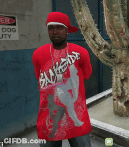 Man In Red Banende Shirt GIF
