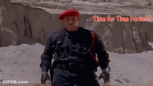 Man In Red Beret In Snowy Mountain GIF