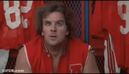 Man In Red Bruins Shirt GIF