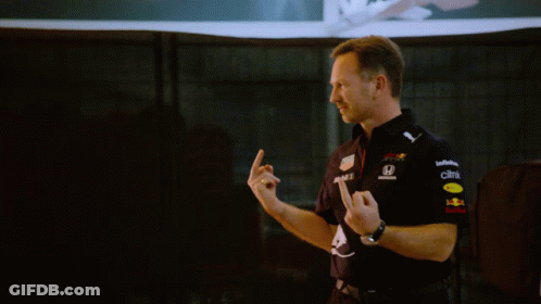 Man In Red Bull Shirt GIF