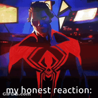 Man In Red Cape My Honest Reaction GIF
