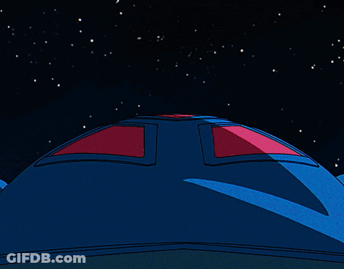 Man In Red Cape Surrounded By Blue Lightning GIF