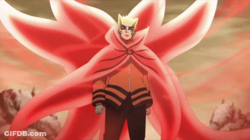 Man In Red Cape With Large Red Flower GIF