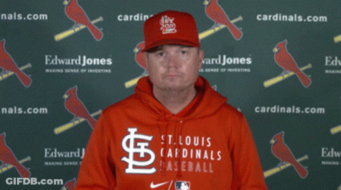 Man In Red Cardinals Hoodie GIF