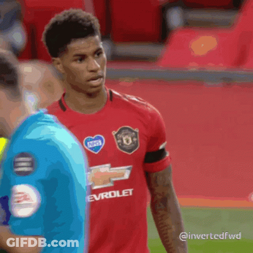 Man In Red Chevrolet Jersey GIF
