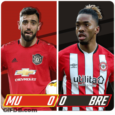 Man In Red Chevrolet Shirt Next To Man In Red Utility Jersey GIF