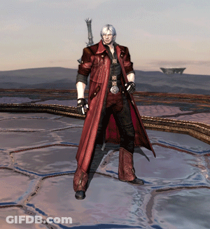 Man In Red Coat And Black Pants On Concrete GIF