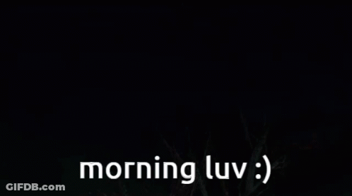 Man In Red Coat With Heart And Morning Luv GIF