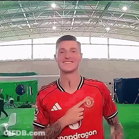 Man In Red Dragon Shirt GIF