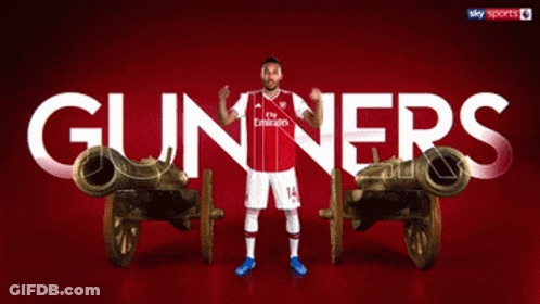 Man In Red Emirates Jersey GIF