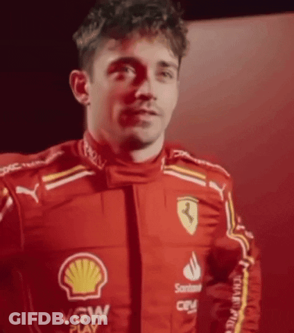 Man In Red Ferrari Jacket GIF