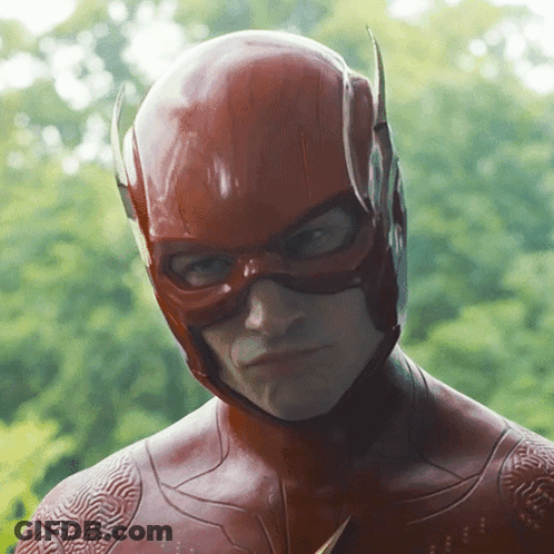 Man In Red Flash Costume GIF