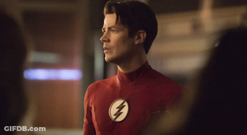 Man In Red Flash Costume GIF