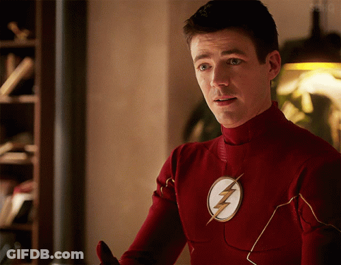 Man In Red Flash Costume GIF