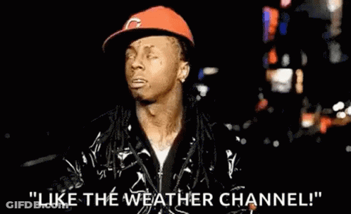Man In Red Hat And Black Jacket In Dark GIF