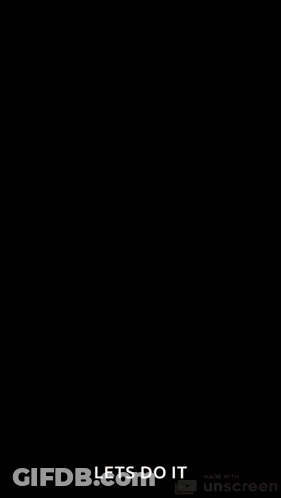 Man In Red Hat And Black Shirt Saying Lets Do It GIF
