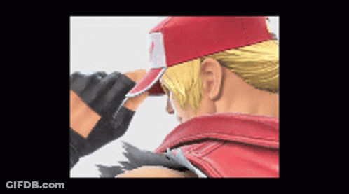 Man In Red Hat And Gloves Looking Through Binoculars GIF