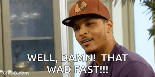 Man In Red Hat And Purple Shirt GIF