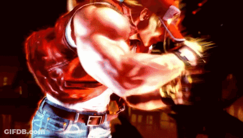 Man In Red Hat And Vest GIF