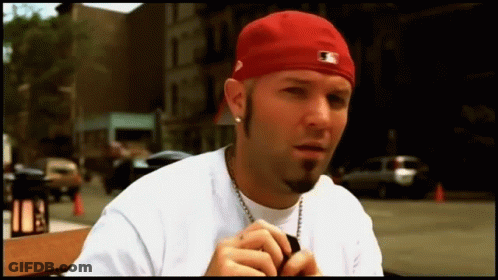 Man In Red Hat And White Shirt GIF