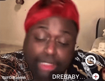 Man In Red Hat Saying Drebaby GIF