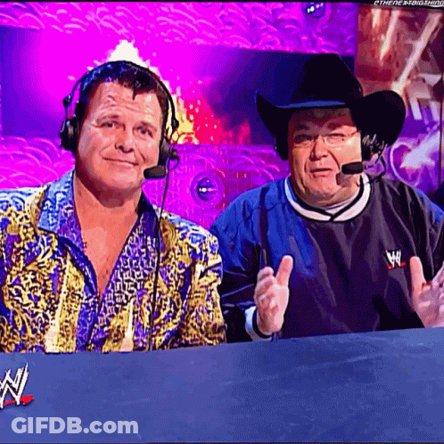 Man In Red Hat Saying Hulk Hogan Next To Another Man GIF