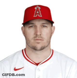Man In Red Hat With Letter A And Vista Print Jersey GIF