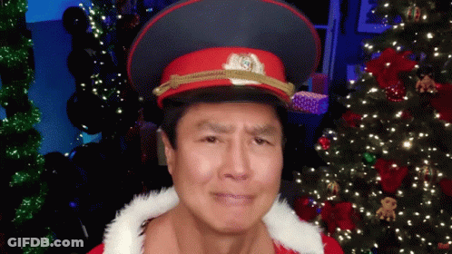 Man In Red Hat With Letter S GIF
