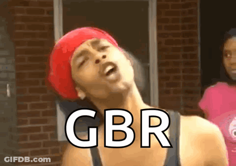 Man In Red Headband And Black Tank Top GBR GIF