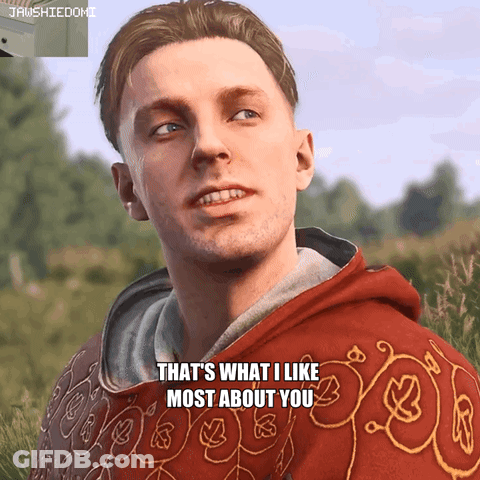 Man In Red Hoodie Saying That's What I Like Most About You GIF