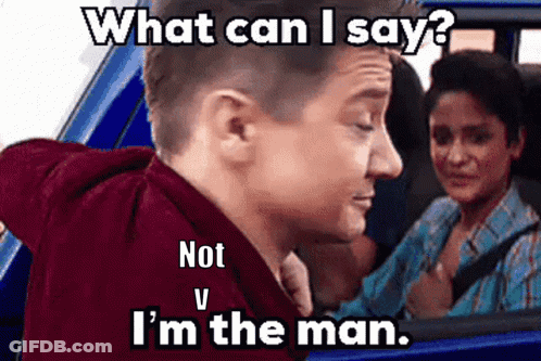 Man In Red Hoodie Says What Can I Say GIF