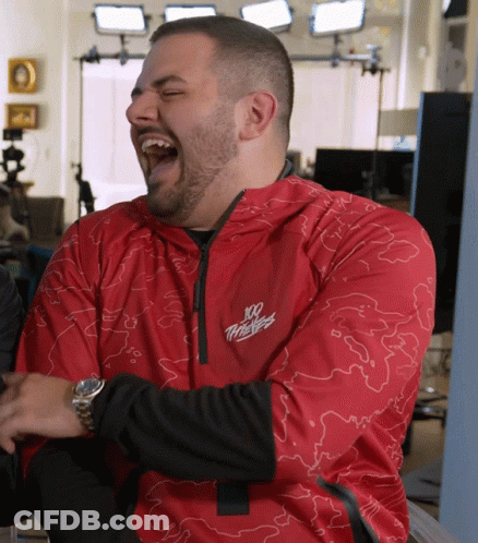 Man In Red Jacket 100 Thieves GIF
